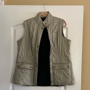 Barbour Womens Vest Like New Champagne color